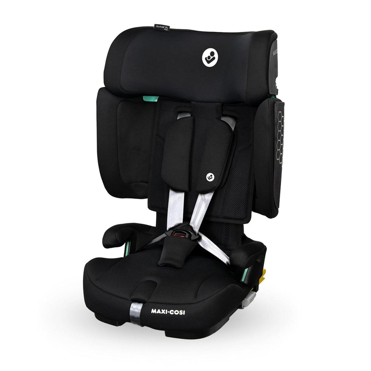 Maxi Cosi Nomad XL Plus mitwachsender Kinderautositz - 15 Monate bis 12 Jahre 76 bis 150 cm - Klappbarer Reiseautositz G CELL Schutz Authentic Black