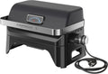 Campingaz Grill Attitude2go Gasgrill und Elektrogrill - Tragbarer Tischgrill mit Deckel Thermometer und Gusseisen Grillrost - Balkon Camping BBQ Grill
