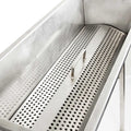 SCHMIDT security tools Mangal Holzkohlegrill 80 x 34 cm - Edelstahl Konstruktion 2 mm - Schaschlik Standgrill mit abnehmbaren Füßen - Kohlegrill für Briketts 80 x 80 x 75 cm