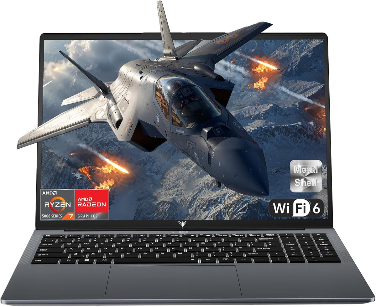 ACEMAGIC LX15PRO Laptop - 15,6 Zoll FHD Display und AMD Ryzen 7 7430U bis 4,3 GHz - 16 GB DDR4 RAM und 512 GB NVMe SSD - Radeon Grafik DOS Numerisches Tastenfeld