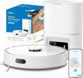 Saugroboter mit Wischfunktion RV30 Max Plus - 5300 Pa Saugkraft - LiDAR IMU Dual Navigation - automatische Absaugstation und Sprachsteuerung