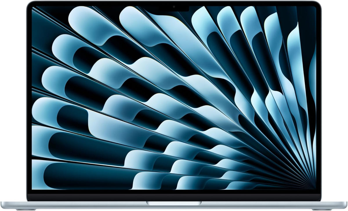 Apple MacBook Air 15 Zoll - M4 10 Core CPU 10 Core GPU - 16 GB gemeinsamer Arbeitsspeicher 256 GB SSD - Himmelblau