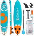 Aufblasbares SUP Board 354 x 86 cm - Stand Up Paddle Board Set mit Premium Zubehör - Tragkraft bis 210 kg für Erwachsene und Jugendliche