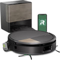 iRobot Roomba Max 705 Combo Saugroboter - LiDAR Navigation und Doppelbürsten - Selbstreinigende ausfahrbare Wischrolle - AutoWash Dock mit Selbstentleerung Schwarz
