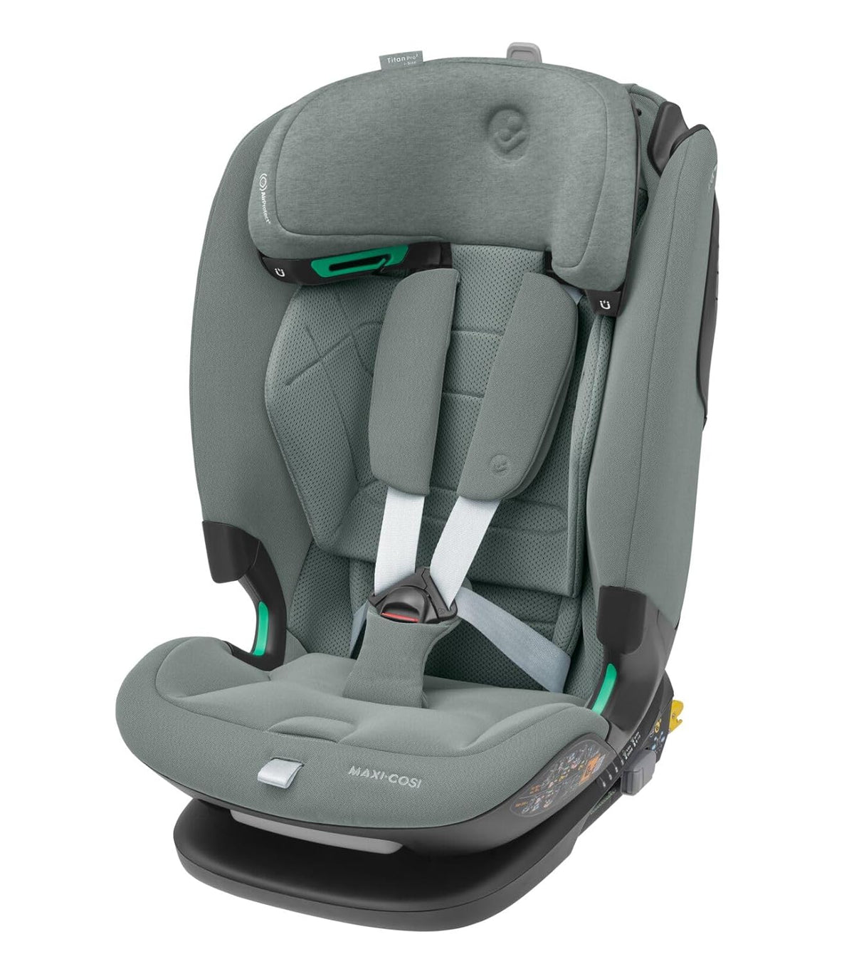 Maxi Cosi Titan Pro2 i Size Kindersitz - 76 bis 150 cm 15 Monate bis 12 Jahre - ISOFIX G CELL Seitenaufprallschutz Authentic Grey