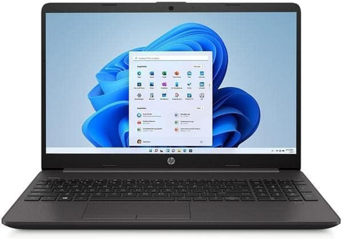 HP 15,6 Zoll Laptop - Full HD Display mit Intel Celeron N4500 - 16 GB RAM und 512 GB SSD - Intel UHD Grafik Windows 11 Schwarz
