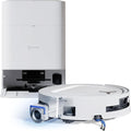 ECOVACS DEEBOT T80 Omni Saugroboter mit Wischfunktion - 18000 Pa Saugkraft - OZMO Roller Wischwalze Weiß
