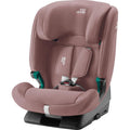 Kindersitz EVOLVAFIX i Size 76 bis 150 cm - 15 Monate bis 12 Jahre - ISOFIX für vorwärtsgerichtete Nutzung - 5 Punkt Gurt bis 36 kg Dusty Rose