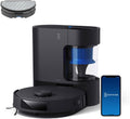 ECOVACS DEEBOT N20 PRO Plus Saugroboter mit Wischfunktion - 8000 Pa Saugkraft - Automatische Entleerungsstation Schwarz
