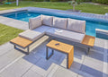 LC Garden Sungardo Gartenlounge Set - Aluminium Lounge Möbel für Balkon Garten und Terrasse - Moderne Sitzgruppe - Anthrazit