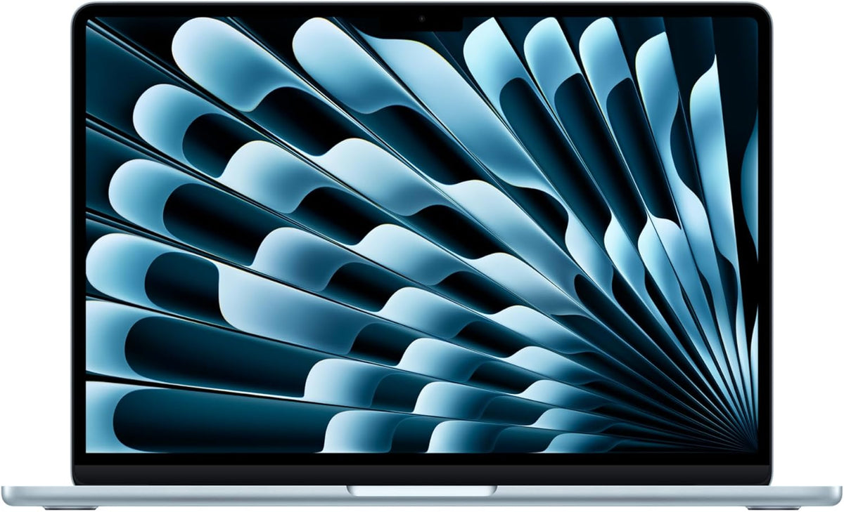 Apple MacBook Air 13 Zoll - M4 10 Core CPU 8 Core GPU - 16 GB gemeinsamer Arbeitsspeicher 256 GB SSD - Himmelblau