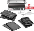 Braun MultiGrill 9 Pro CG 9167 Kontaktgrill 2200 W - Grill Plancha und Waffelplatten - Temperaturfühler und 18 Einstellungen - Boost Funktion bis 265 Grad