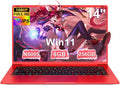 Ruzava 14 Zoll Laptop - FHD IPS Display und Celeron N5095 bis 2,9 GHz - 8 GB RAM und 256 GB SSD erweiterbar bis 1 TB - Windows 11 5G WiFi Rot