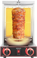 Elektrischer Dönergrill 53 x 36,5 x 36 cm - 3000 Watt Leistung - 360 Grad Rotisserie aus Edelstahl - Vertikalgrill für Döner Gyros und Hähnchen