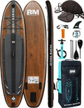 BEYOND MARINA SUP Board 320 x 81 x 15 cm - Aufblasbares Stand Up Paddle Board mit Sitz und Zubehör - 2 in 1 Paddel für Erwachsene