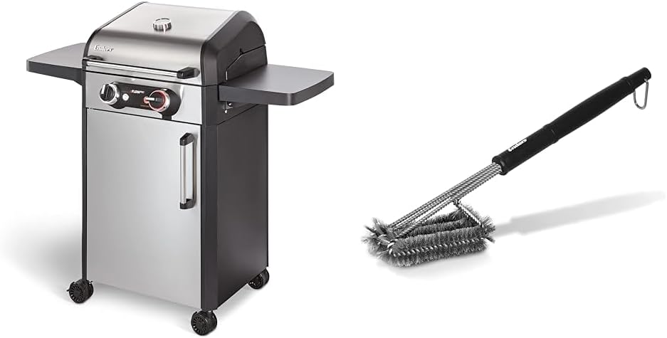 Enders eFLOW PRO 2 TURBO Elektrogrill - Elektrischer Grill mit SWITCH GRID Gussrost - Edelstahl Oberfläche mit Grillbürste