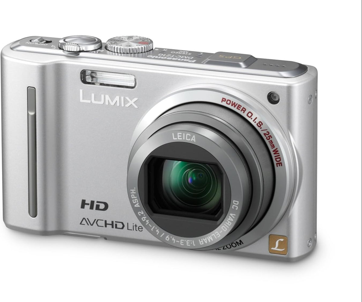 Panasonic Lumix DMC TZ10EG S Digitalkamera 12 MP - 12 fach optischer Zoom bis 300 mm - 3 Zoll Display mit optischer Stabilisierung - Silber