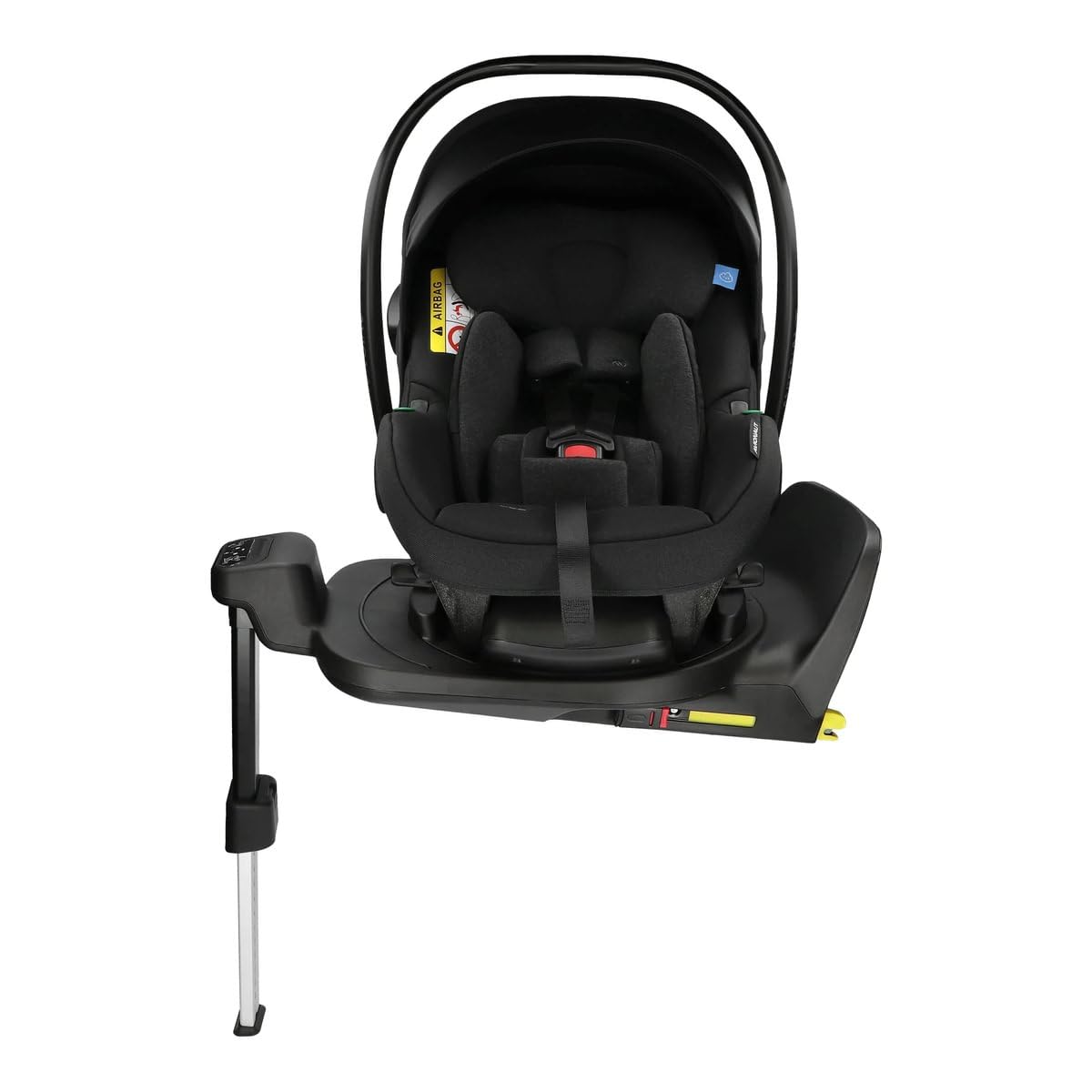 Avionaut Pixel Pro 2.0 C Babyschale - 0 bis 13 kg 40 bis 86 cm - Leichter rückwärtsgerichteter Babyautositz mit ISOFIX Black