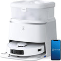 ECOVACS DEEBOT T30 PRO OMNI Saugroboter 11000 Pa - TrueEdge Wischsystem - ZeroTangle Bürste - Heißwasserreinigung mit Smart Rewash Silber