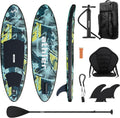 Athler Splash 50 Jugend SUP Board - Aufblasbares Stand Up Paddle Board mit Sitz und Zubehör - Kajak Funktion Komplettset mit Paddel Pumpe Leash und Finnen