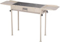 Tragbarer Holzkohlegrill Eisen - Abnehmbarer Camping Grill - Outdoor BBQ Grill für Garten Reise und Picknick
