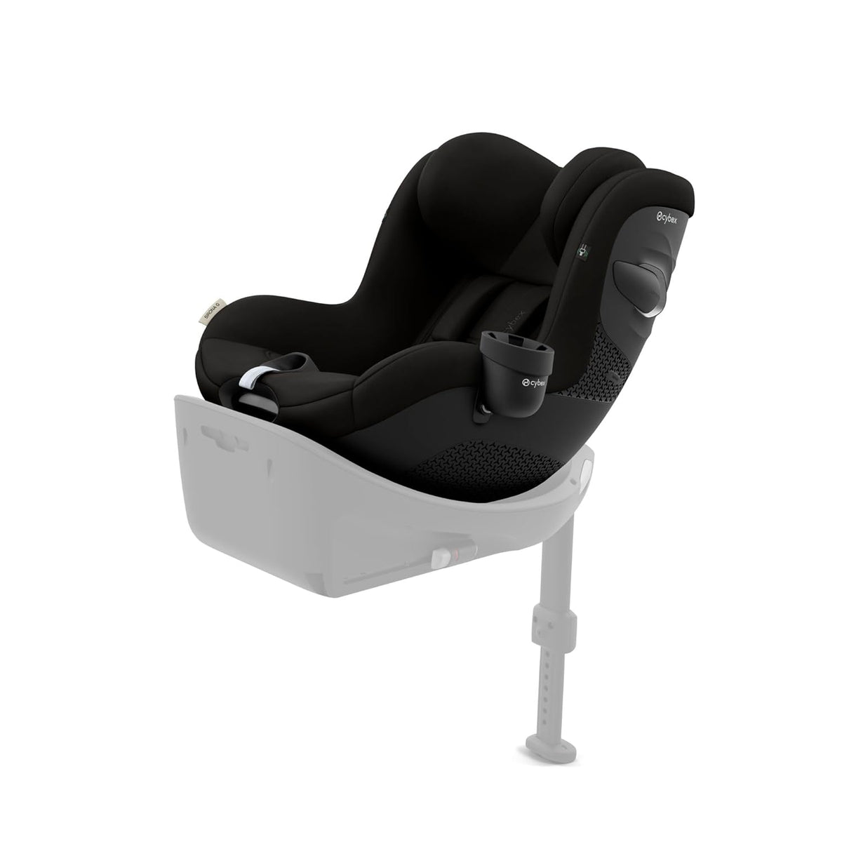 CYBEX Gold Sirona G i Size Comfort Kindersitz - Auto Kindersitz mit 5 Punkt Gurt - Für Babys und Kinder 40 bis 105 cm Magic Black