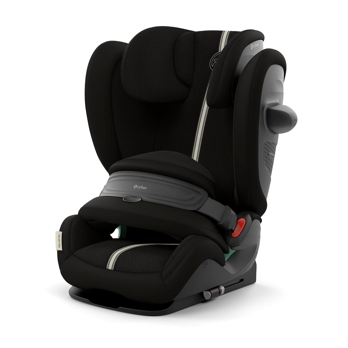 Pallas G2 i Size Plus Kindersitz mit Fangkörper - Rückwärts und vorwärts gerichtete Nutzung - Kunststoff und Metall Konstruktion - Abmessungen 40,5 x 59,5 x 81 cm Moon Black