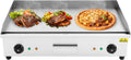Gastro Elektro Grillplatte Edelstahl - 4400 W Teppanyaki Griddleplatte - Professionelle elektrische Bratplatte mit Temperaturregelung