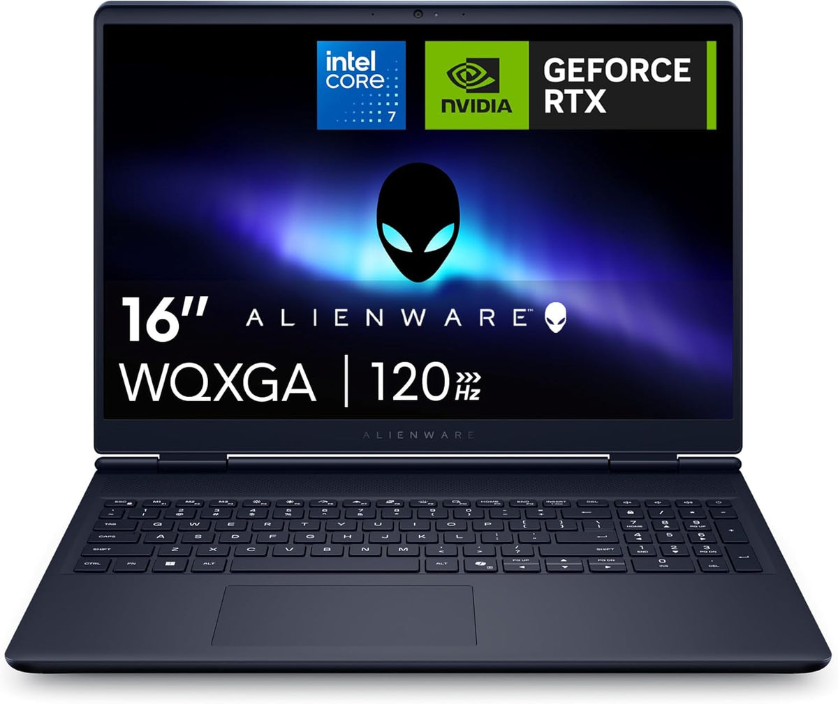 Alienware 16 Aurora Gaming Laptop 16 Zoll WQXGA 120 Hz - Intel Core 7 240H und RTX 5060 - 16 GB RAM und 1 TB SSD - Windows 11 Home QWERTZ