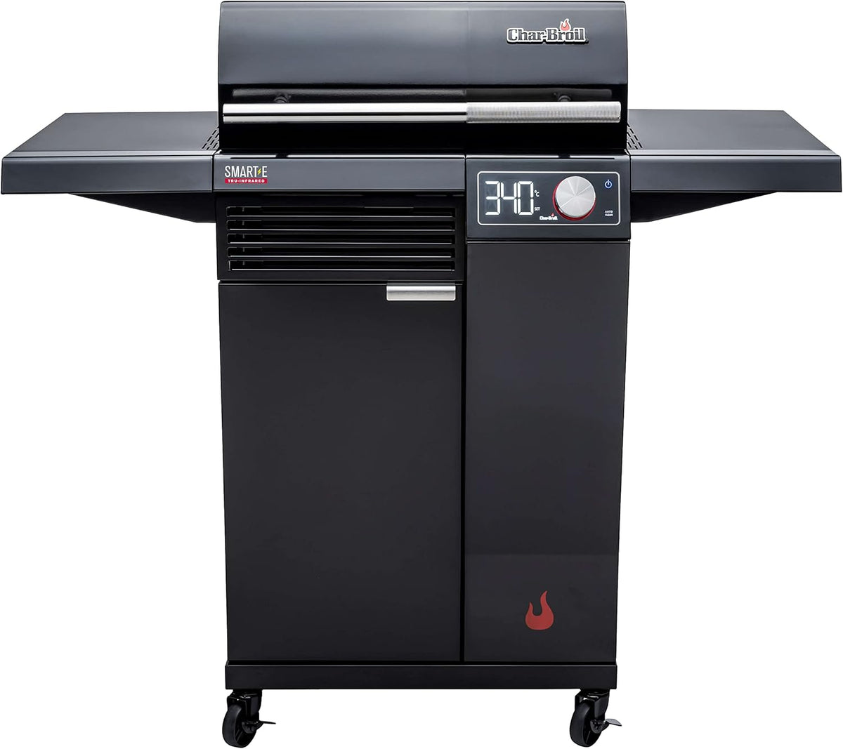 Char Broil SMART E Power Elektrogrill - 90 bis 370 Grad C Temperaturkontrolle - Digitales Display und Reinigungsfunktion