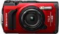 OM SYSTEM Tough TG 7 Kompaktkamera - 12 MP CMOS Sensor - 4 fach Weitwinkelzoom mit optischer Stabilisierung - 4K Video wasserdicht stoßfest Rot