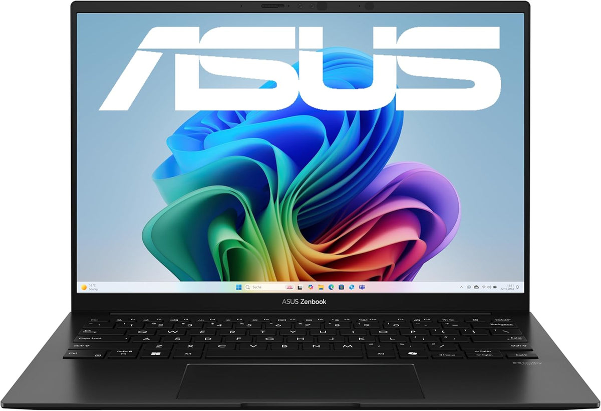 ASUS Zenbook 14 OLED Copilot PC 14 Zoll 2,8K 120 Hz - AMD Ryzen AI 7 350 und Radeon Grafik - 16 GB RAM und 1 TB SSD - Windows 11 Home QWERTZ Jade Black