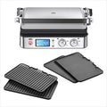 Braun MultiGrill 9 CG9043 Kontaktgrill - 3 in 1 Elektrogrill mit BBQ und Ofen Funktion - 2000 W mit Plancha und Grillplatten