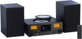 VR Radio Micro HiFi Anlage 300 Watt - Webradio DAB CD Bluetooth WLAN USB und AUX - Stereo mit App Steuerung - Schwarz