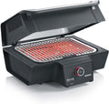 SEVERIN SEVO SMART CONTROL GT Elektrogrill mit App Steuerung - 3000 W bis 500 Grad C - OLED Display Edelstahl Schwarz