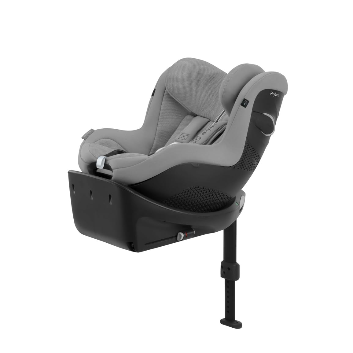 Kindersitz Sirona Gi i Size Plus 61 bis 105 cm - etwa 3 Monate bis 4 Jahre - inklusive Base und 5 Punkt Gurt - bis 20 kg Stone Grey