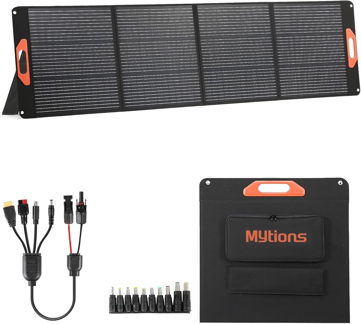 200W Tragbares Solarpanel - Solarmodul für Jackery EcoFlow Bluetti Anker Powerstation - 23,5 Prozent Effizienz - IP65 für Camping Wohnmobil Notstrom