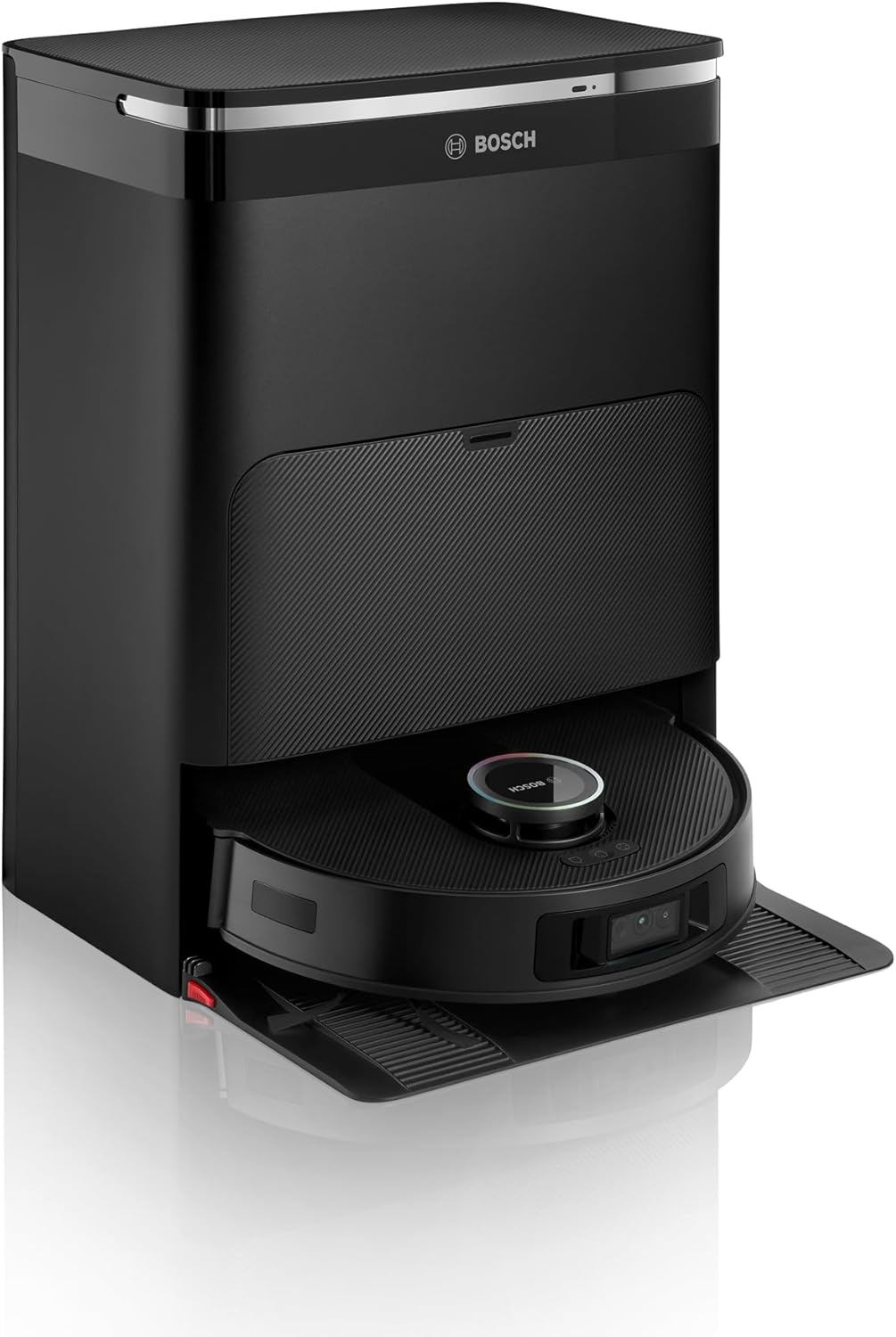 Bosch Spotless Max Cam BCRDW3BX Saugroboter mit Wischfunktion - 11000 Pa Saugkraft - Smart Vision Kamera und App Steuerung