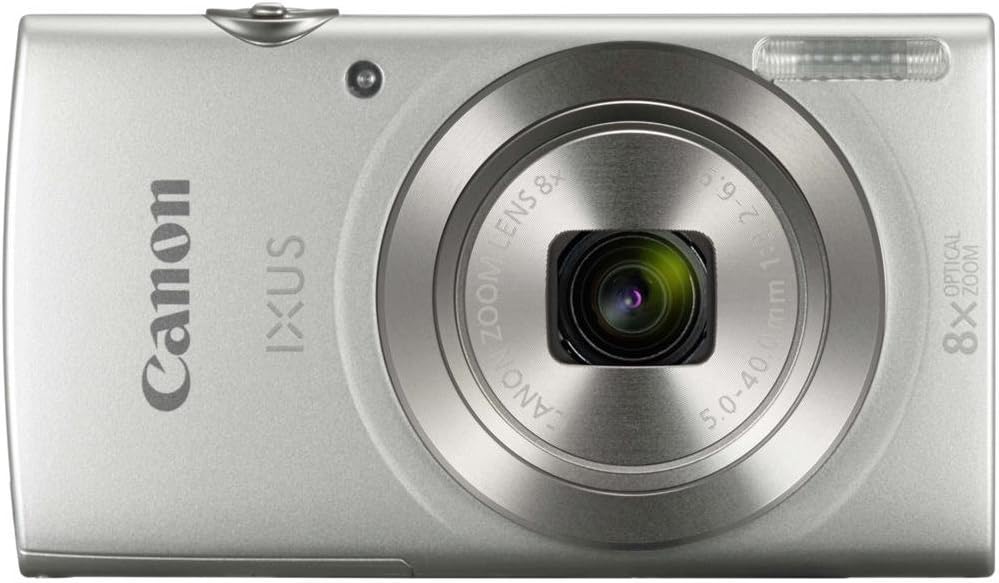 Canon IXUS 175 Kompaktkamera 20 MP - 8 fach optischer Zoom und 16 fach ZoomPlus - 2,7 Zoll LCD Taschenformat - Silber