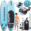 Stand Up Paddle Board 325 x 85 x 15 cm - aufblasbares SUP aus PVC - Moana bis 180 kg für Wassersport - 14 kg mit 5 Jahren Garantie