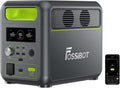 FOSSiBOT F1200 Powerstation - 1024 Wh LiFePO4 Batterie mit 1200 W Ausgang - Bis 2400 W Spitzenleistung - Grün mit USB C für Camping Wohnmobil Reise