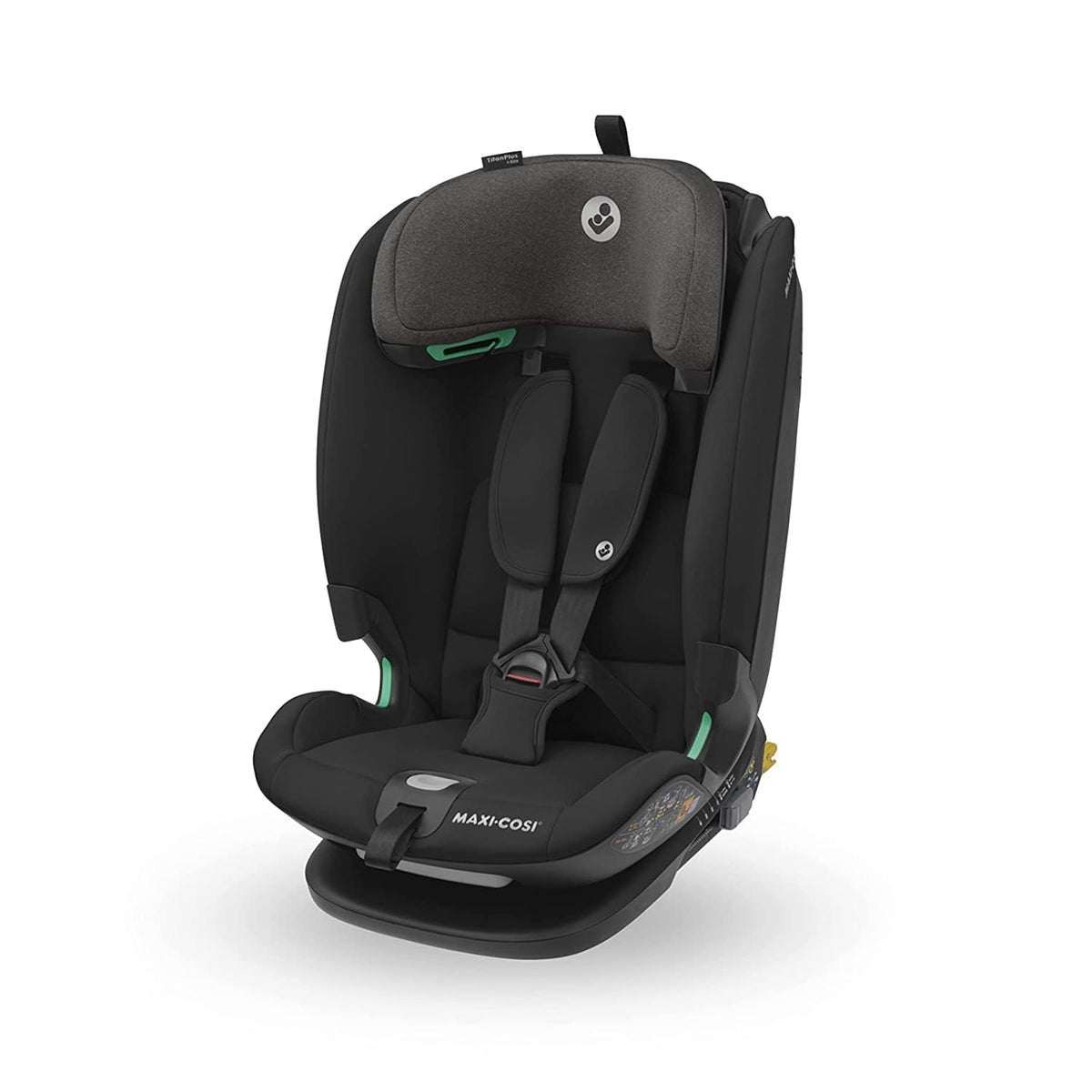 Maxi Cosi Titan Plus i Size mitwachsender Kinderautositz - 15 Monate bis 12 Jahre 76 bis 150 cm - ISOFIX G CELL Seitenaufprallschutz Authentic Black