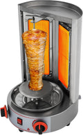 Elektrischer Dönergrill CG 25Q - 4300 W Vertikaler Elektrogrill - 2 Brenner mit Temperatursteuerung