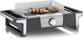 SEVERIN SENOA BOOST Elektrogrill - Tischgrill für Innen und Außen - 500 Grad C BoostZone Edelstahl Schwarz
