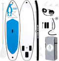 Tuxedo Sailor SUP Board 320 cm - Aufblasbares Stand Up Paddle aus PVC - Für Erwachsene und alle Könnensstufen - SUP Zubehör in Rosa Hellblau Dunkelblau