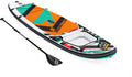 Bestway Hydro Force SUP Board - Aufblasbares Stand Up Paddle Komplettset - Handpumpe und Reisetasche - Integriertes Fenster und mehrere Größen Mehrfarbig
