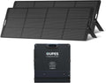 OUPES 480 W Solarpanel 2 x 240 W faltbar - 23 Prozent Umwandlungswirkungsgrad - Verstellbare Ständer für Camping Wohnmobil Reise - Für OUPES Powerstations