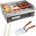 Elektrische Grillplatte 3000W BBQ Grill - Edelstahl Elektrogrill mit gerillter und flacher Oberfläche - Temperaturregelung 50 bis 300 Grad