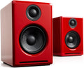 Audioengine A2 Plus Bluetooth Lautsprecher - 60 Watt Stereo USB Audio aptX und RCA - Desktop Computerlautsprecher - Holz