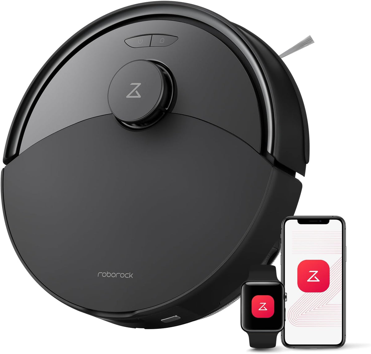 Roborock Q10 X5 Saugroboter 10000 Pa - Wischfunktion für Teppich und Hartboden - Dual Anti Tangle System mit JawScrapers Bürste - Hindernisvermeidung Schwarz